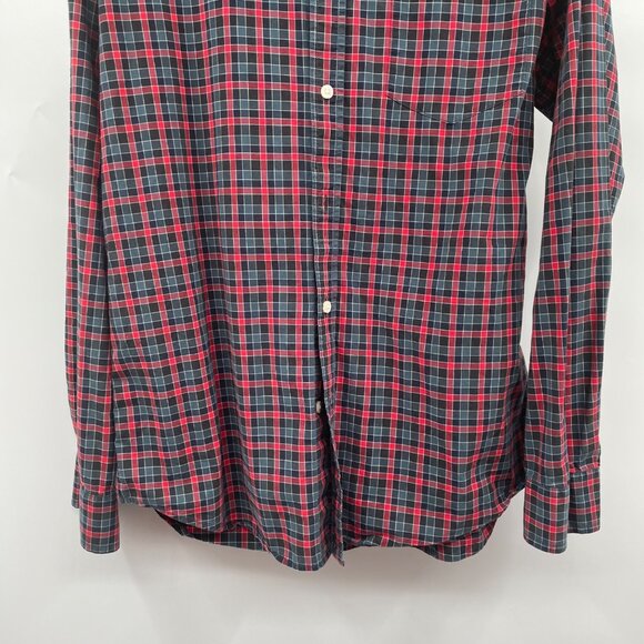 Banana Republic Men's Checkered Button Up Shirt Slim Fit Multicolor Size Large - Picture 3 of 9